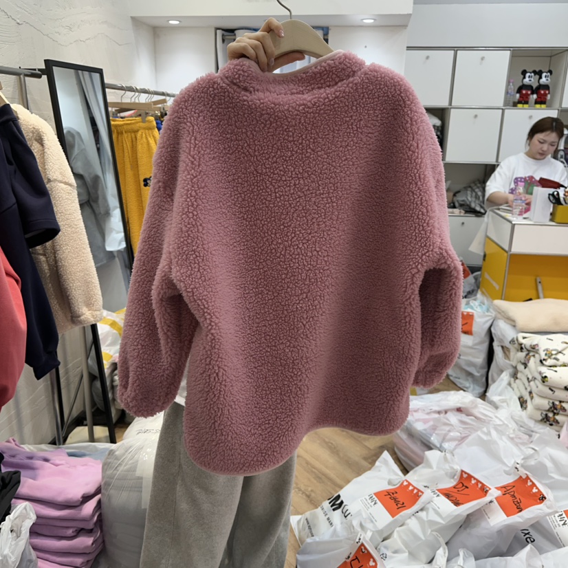 DE LINE韓國代購女裝新品職業時尚推薦休閑熱賣衛衣小熊DE LINE衛衣