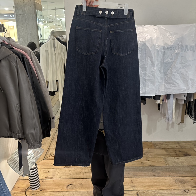 CREAM VILLA韓國代購女士新品26春夏牛仔褲不褪色CREAMVILLA牛仔褲