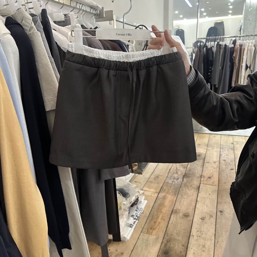 CREAM VILLA韓國代購女裝新品推薦短裙CREAMVILLA短裙圖色2
