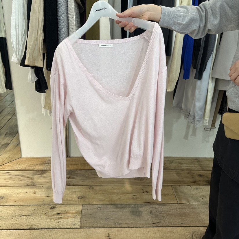 CREAM VILLA韓國直郵女裝新品26春夏針織衫V領CREAMVILLA針織衫圖色3
