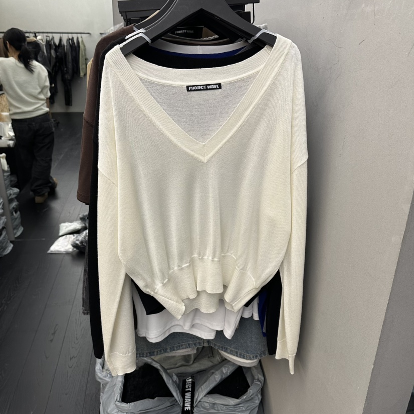 PROJECT WAVE-P韓國代購女裝新品推薦26春夏真品針織衫PROJECT WAVE針織衫圖色1