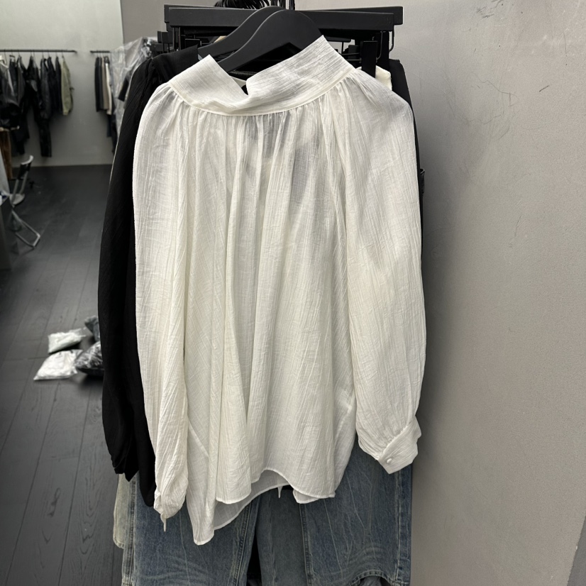 PROJECT WAVE-P東大門實拍女士新品26春夏時尚襯衫蕾絲衫PROJECT WAVE襯衫/蕾絲衫