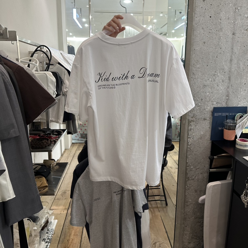 CREAM VILLA東大門實拍女裝新品熱賣T恤CREAMVILLAT恤