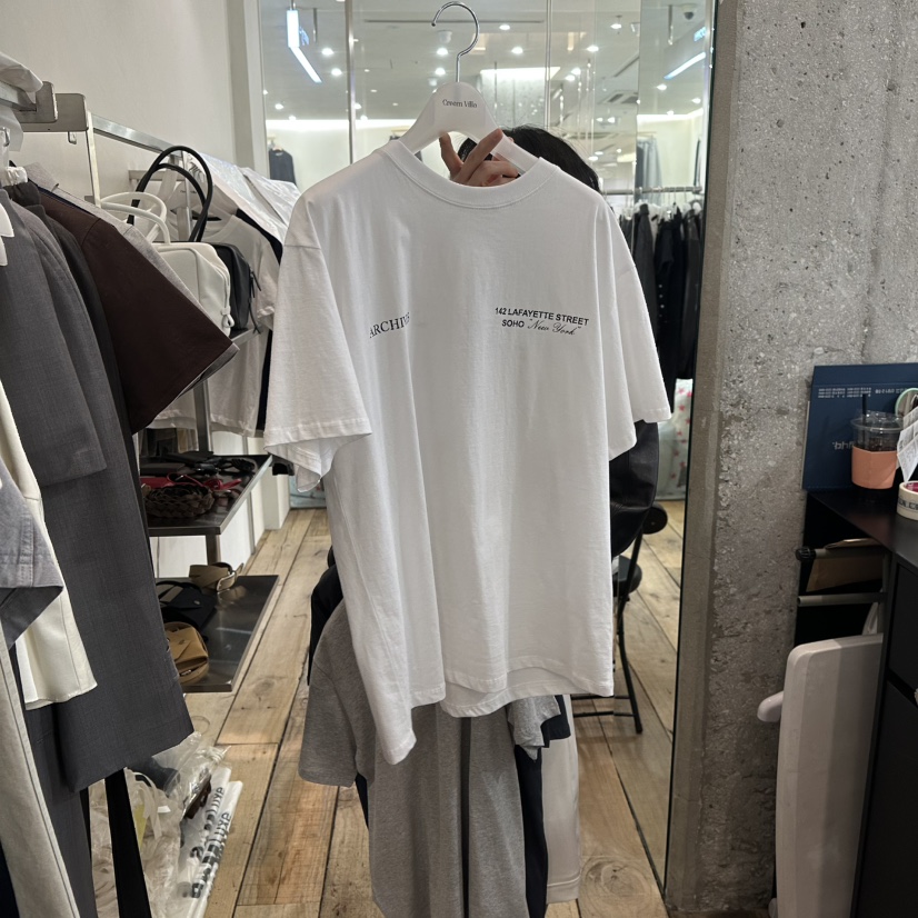 CREAM VILLA東大門實拍女裝新品熱賣T恤CREAMVILLAT恤圖色1