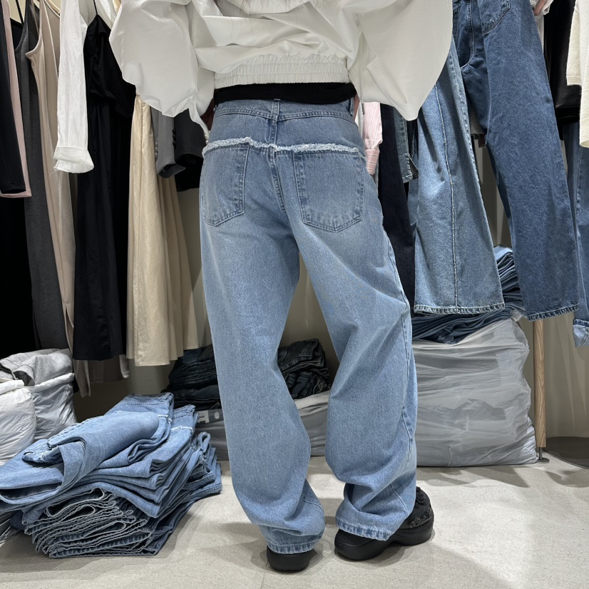 VINTAGE VIBE東大門直郵女裝新品人氣推薦職業26春季牛仔褲VINTAGE VIBE牛仔褲