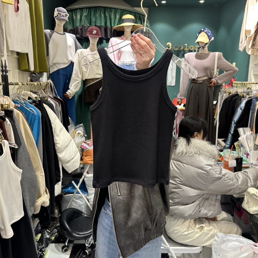 3COLOR韓國代購女士新品人氣吊帶背心Three color吊帶/背心圖色5