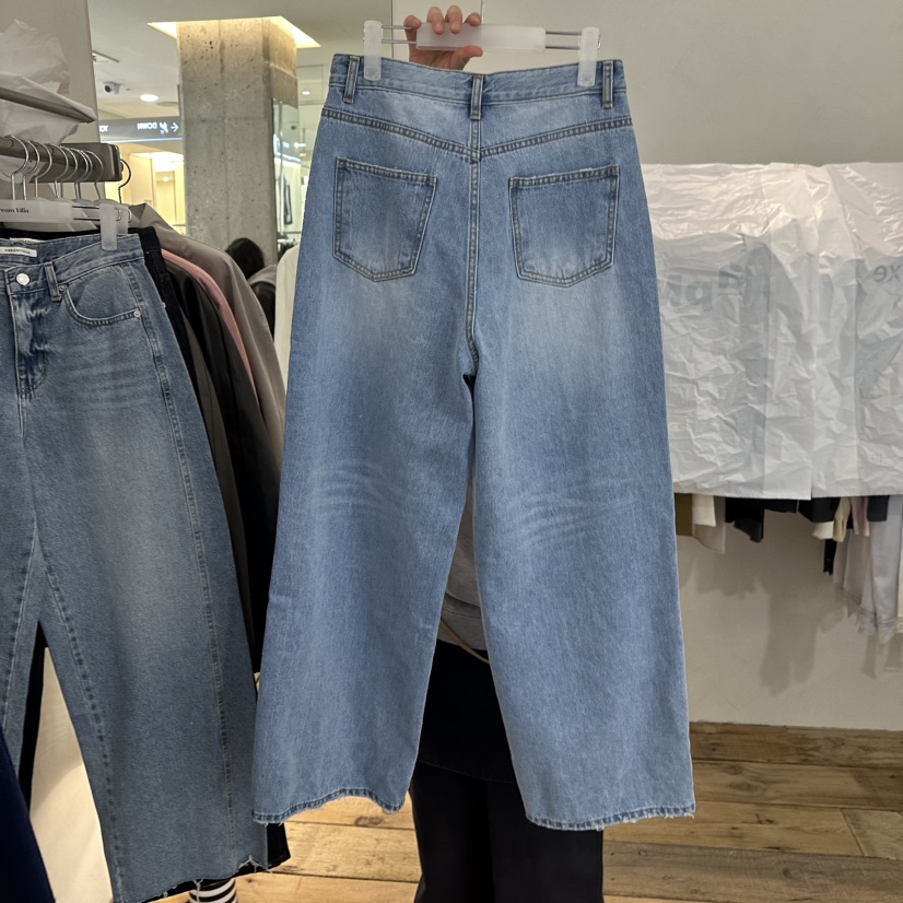 CREAM VILLA韓國代購女士新品推薦牛仔褲CREAMVILLA牛仔褲