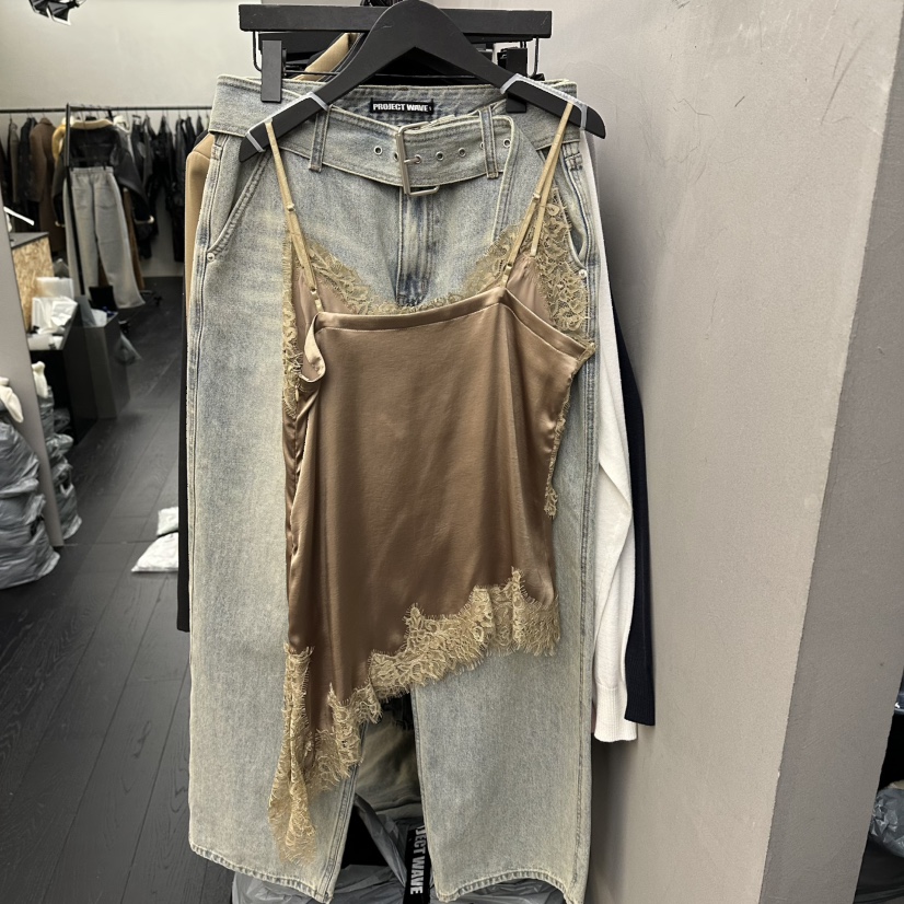 PROJECT WAVE-P韓國直郵女士新品職業休閑時尚吊帶背心PROJECT WAVE吊帶/背心