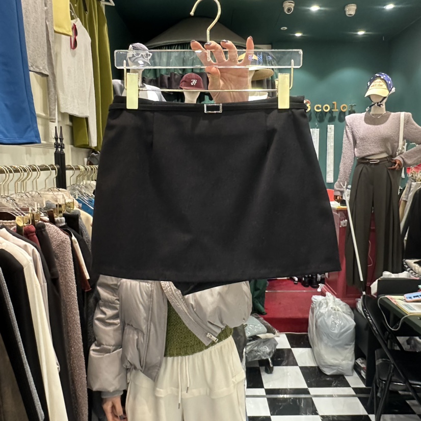 3COLOR韓國直郵女裝新品職業短裙Three color短裙圖色2