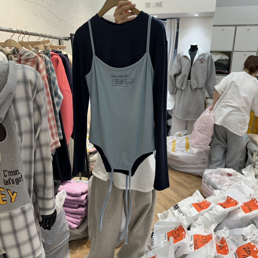 DE LINE韓國代購女裝新款職業推薦人氣時尚26春季熱賣套裝DE LINE套裝圖色4