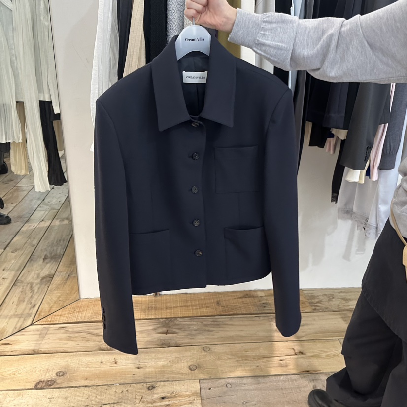 CREAM VILLA東大門實拍女裝新品人氣夾克CREAMVILLA夾克圖色2