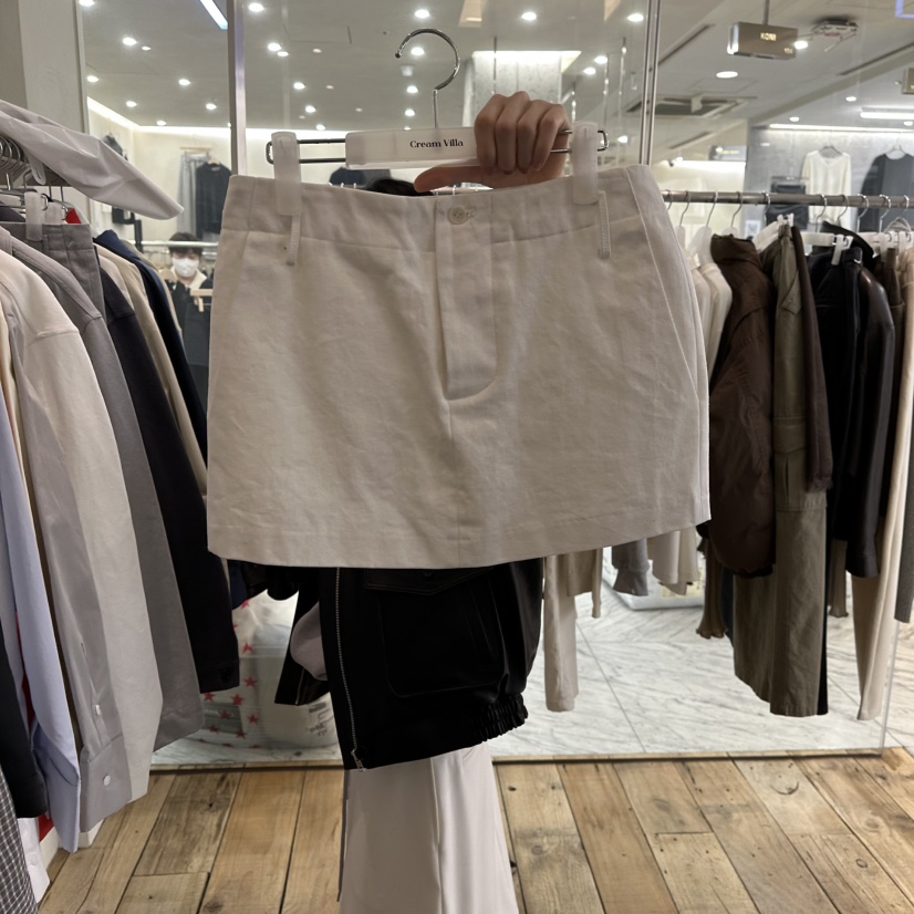 CREAM VILLA韓國代購女裝新品人氣短裙CREAMVILLA短裙圖色1