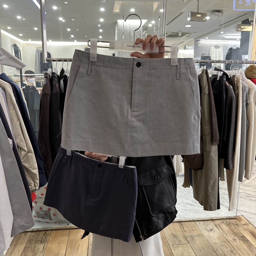CREAM VILLA韓國代購女裝新品人氣短裙CREAMVILLA短裙圖色2