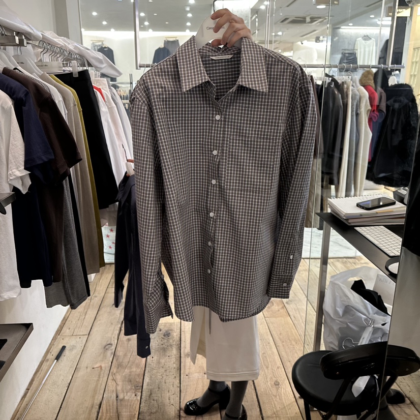 CREAM VILLA東大門代購女士新款職業襯衫蕾絲衫口袋CREAMVILLA襯衫/蕾絲衫圖色1