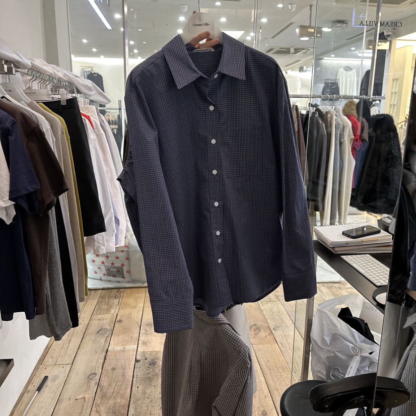 CREAM VILLA東大門代購女士新款職業襯衫蕾絲衫口袋CREAMVILLA襯衫/蕾絲衫圖色2