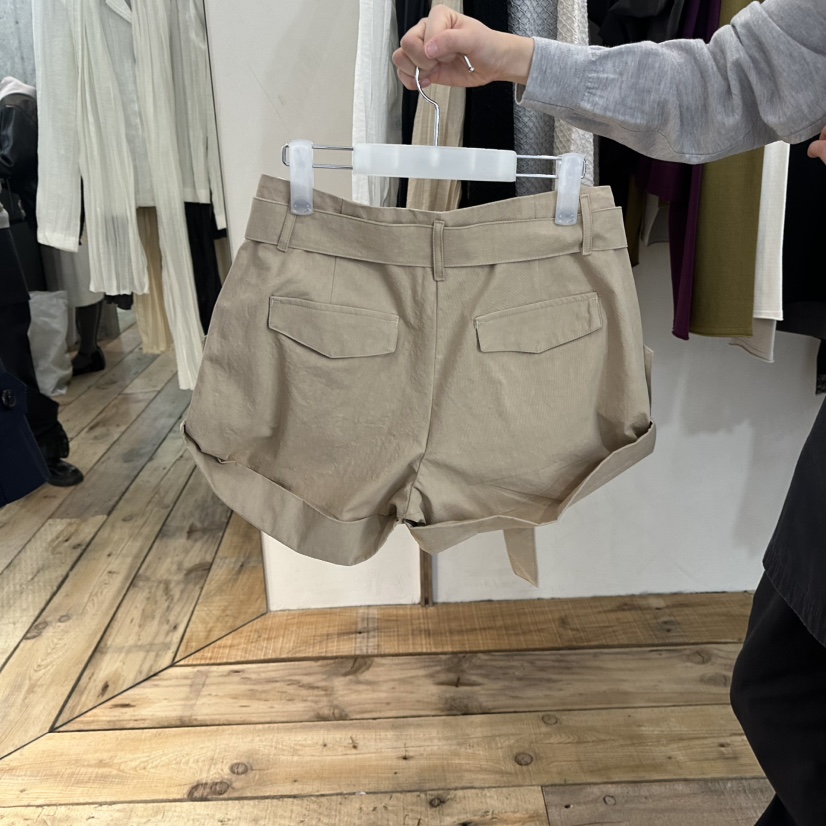 CREAM VILLA韓國代購女裝新款推薦短褲含腰帶CREAMVILLA短褲
