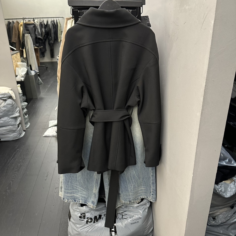 PROJECT WAVE-P東大門代購女裝新品人氣休閑夾克含腰帶PROJECT WAVE夾克