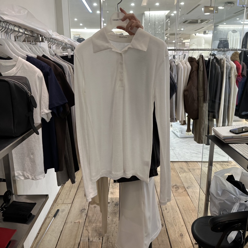 CREAM VILLA東大門直郵女裝新款時尚長袖T恤CREAMVILLA長袖T恤圖色1