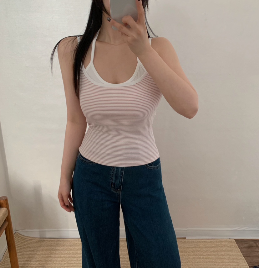 TWENTY FOUR SEVEN24-7東大門代購女裝新品職業吊帶背心TEWNTY FOUR SEVEN24-7吊帶/背心