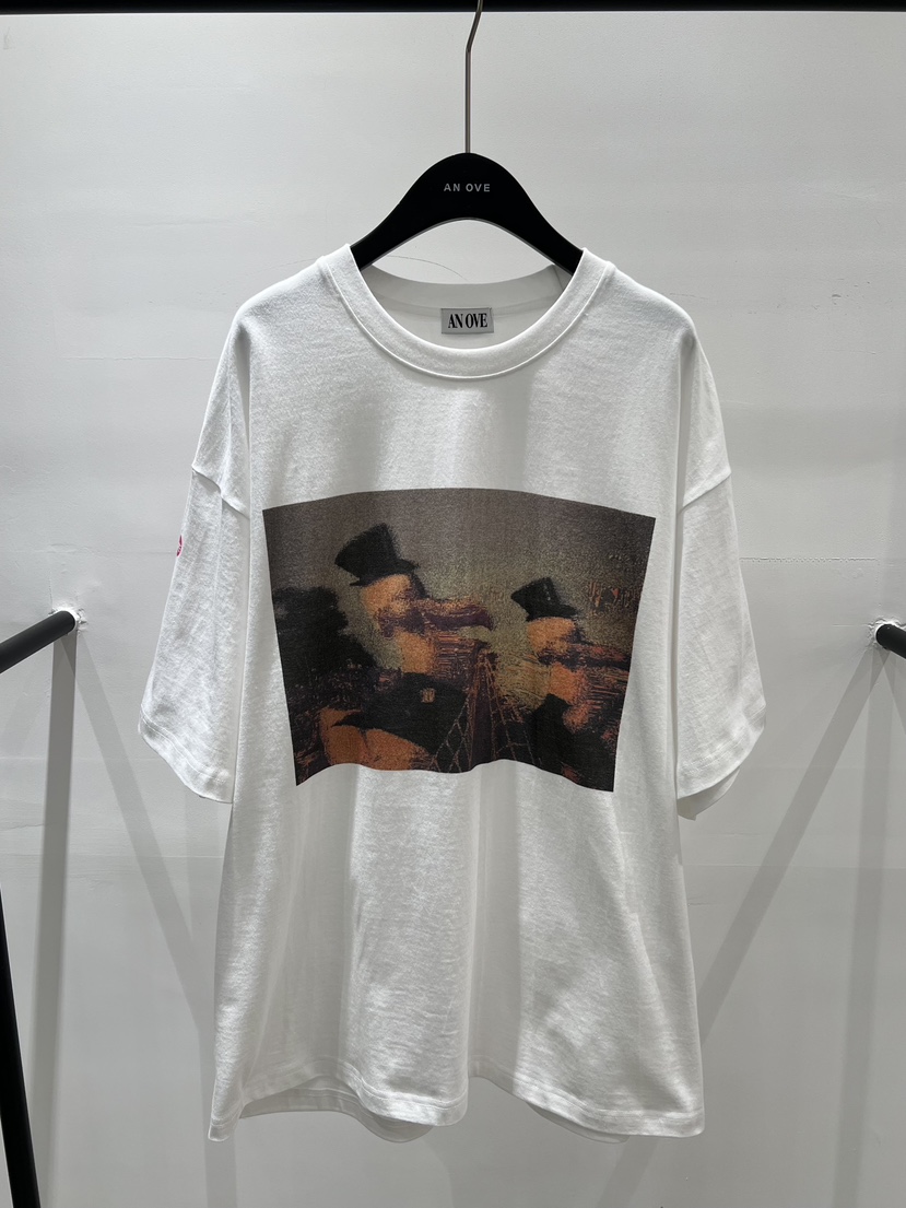 ANOVE東大門實拍女裝新品真品熱賣推薦26春夏人氣職業T恤鴨ANOVET恤圖色1