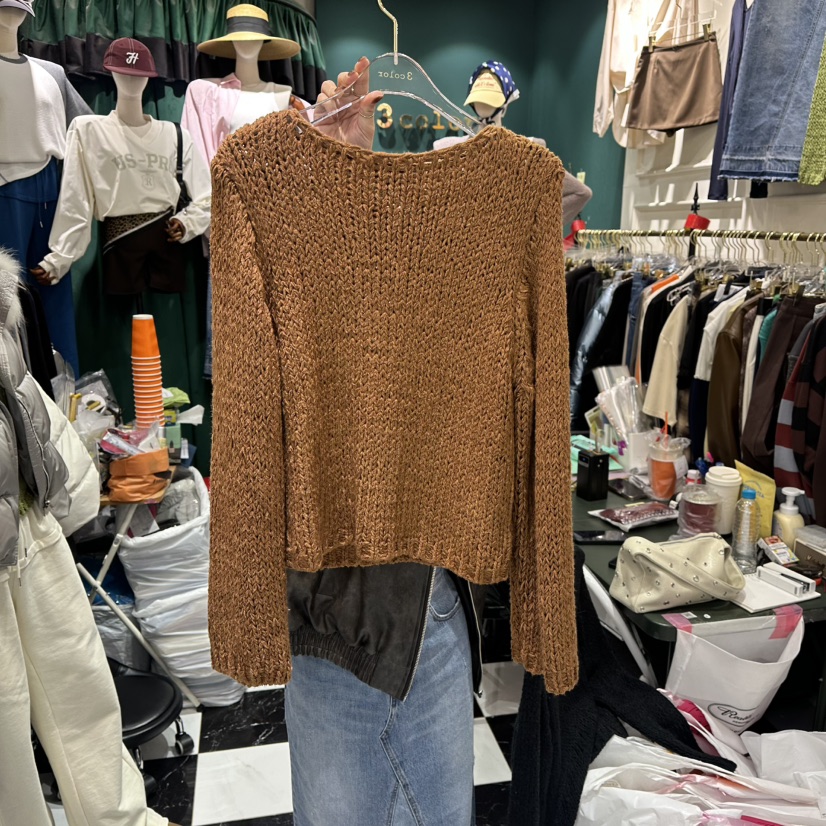 3COLOR東大門直郵女士新款熱賣針織衫Three color針織衫圖色1