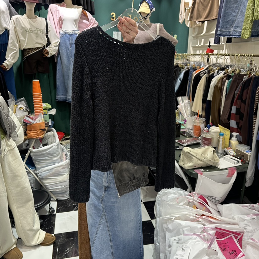 3COLOR東大門直郵女士新款熱賣針織衫Three color針織衫圖色4