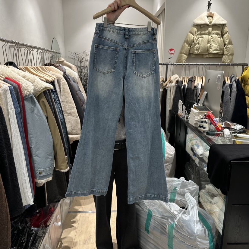 DDAY東大門實拍女士新品休閑推薦時尚熱賣人氣真品牛仔褲DDAY牛仔褲