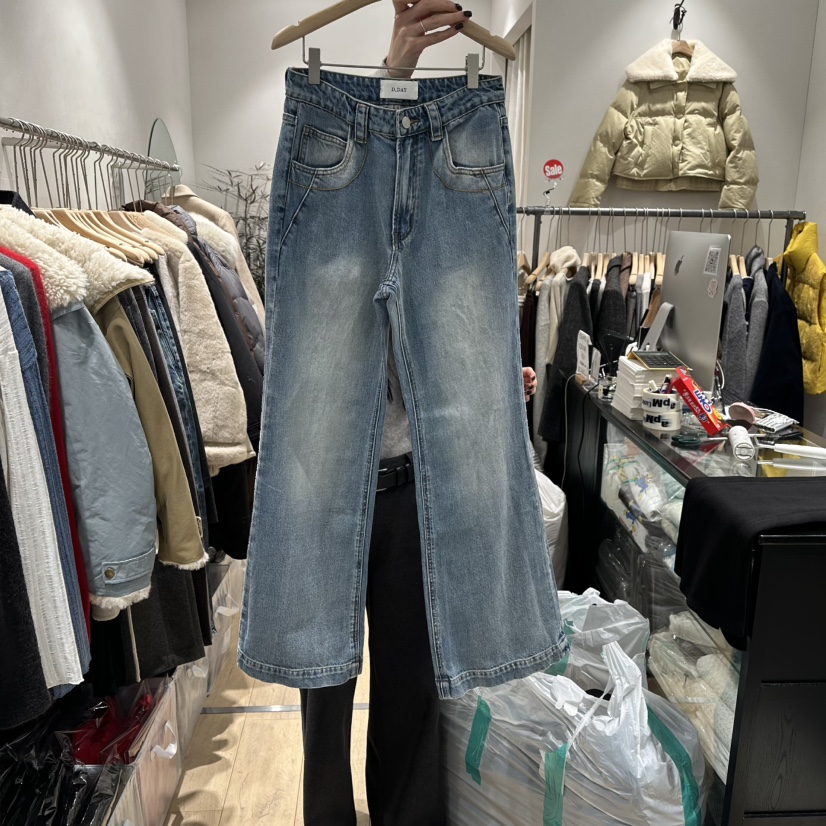 DDAY東大門實拍女士新品休閑推薦時尚熱賣人氣真品牛仔褲DDAY牛仔褲圖色1