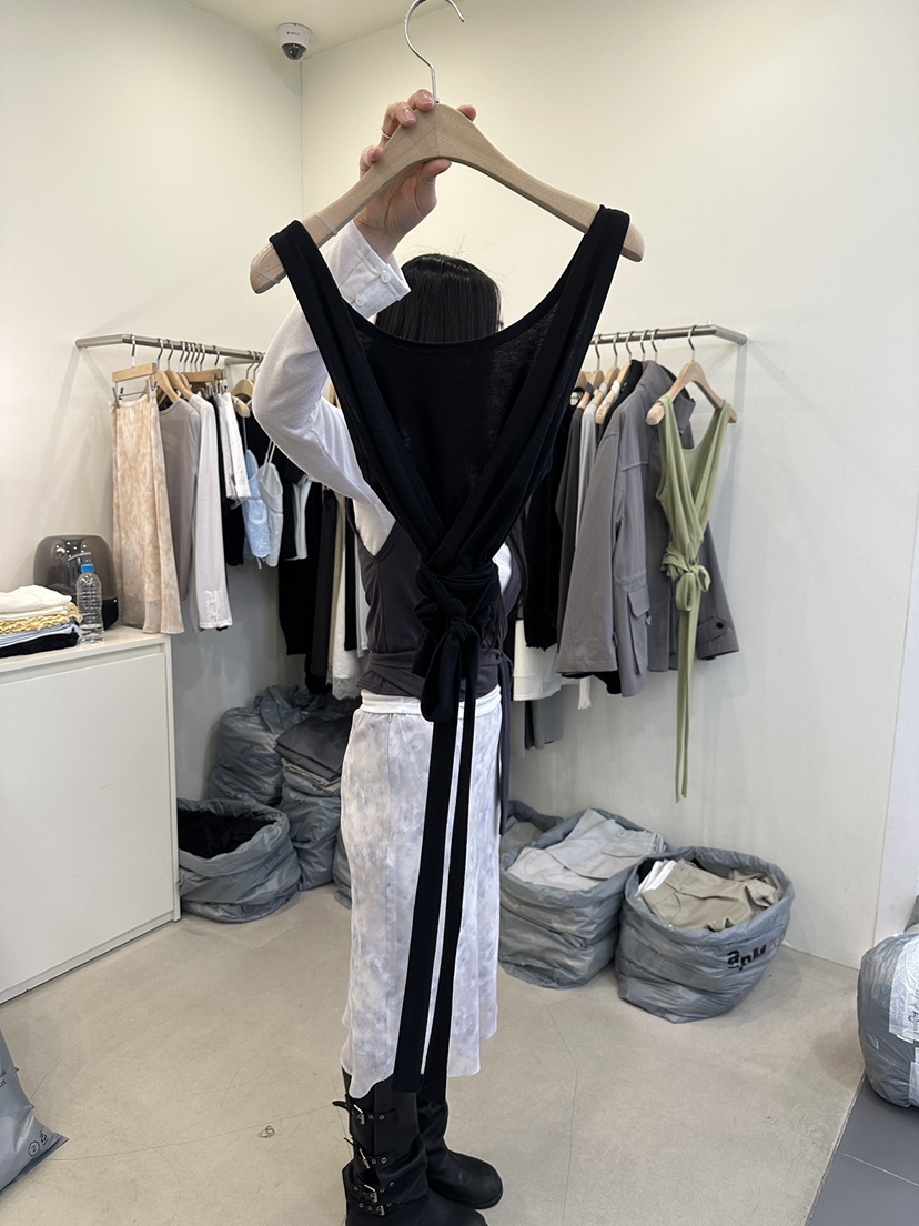 MONDAYMORING韓國代購女士新品人氣推薦真品26春夏吊帶背心MONDAYMORING吊帶/背心圖色3