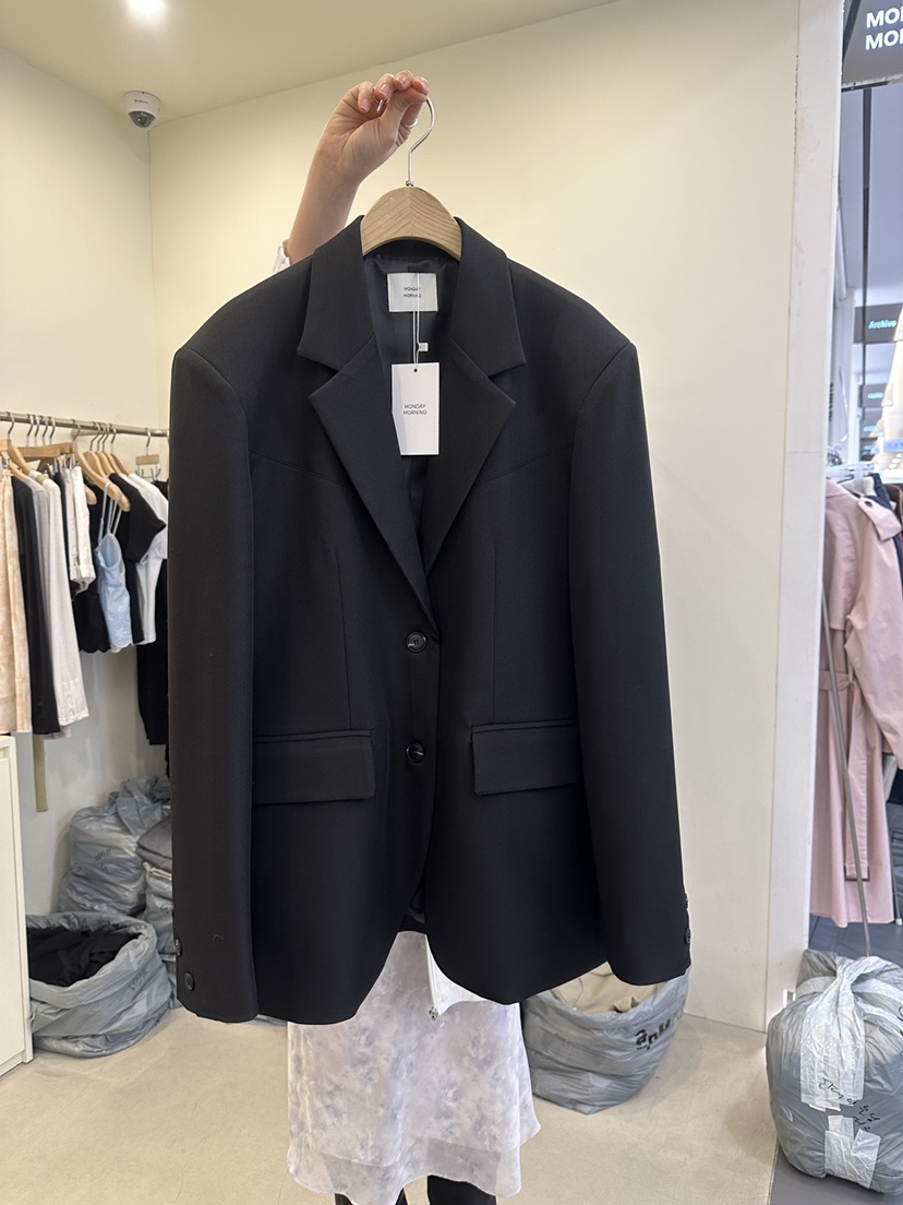 MONDAYMORING東大門實拍女裝新款26春夏熱賣職業推薦夾克MONDAYMORING夾克圖色2