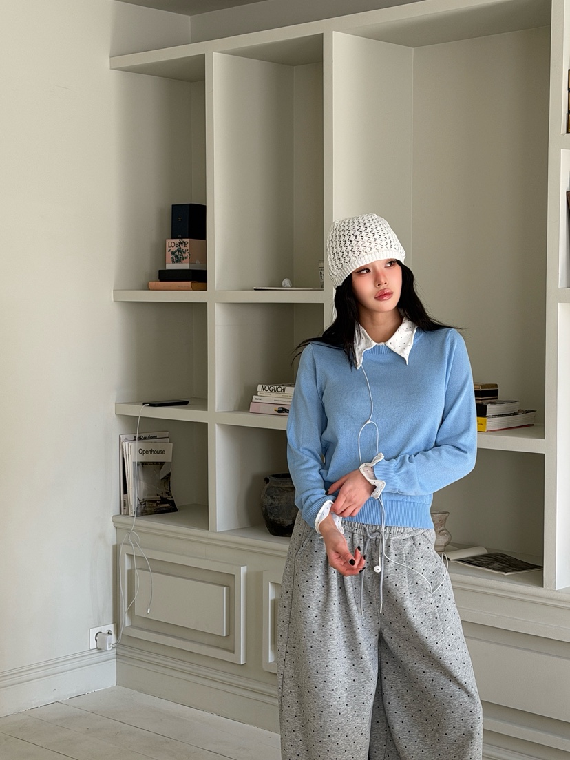 MAISONDEGLORY韓國代購女士新款26春夏熱賣推薦真品針織衫MAISON DE GLORY針織衫