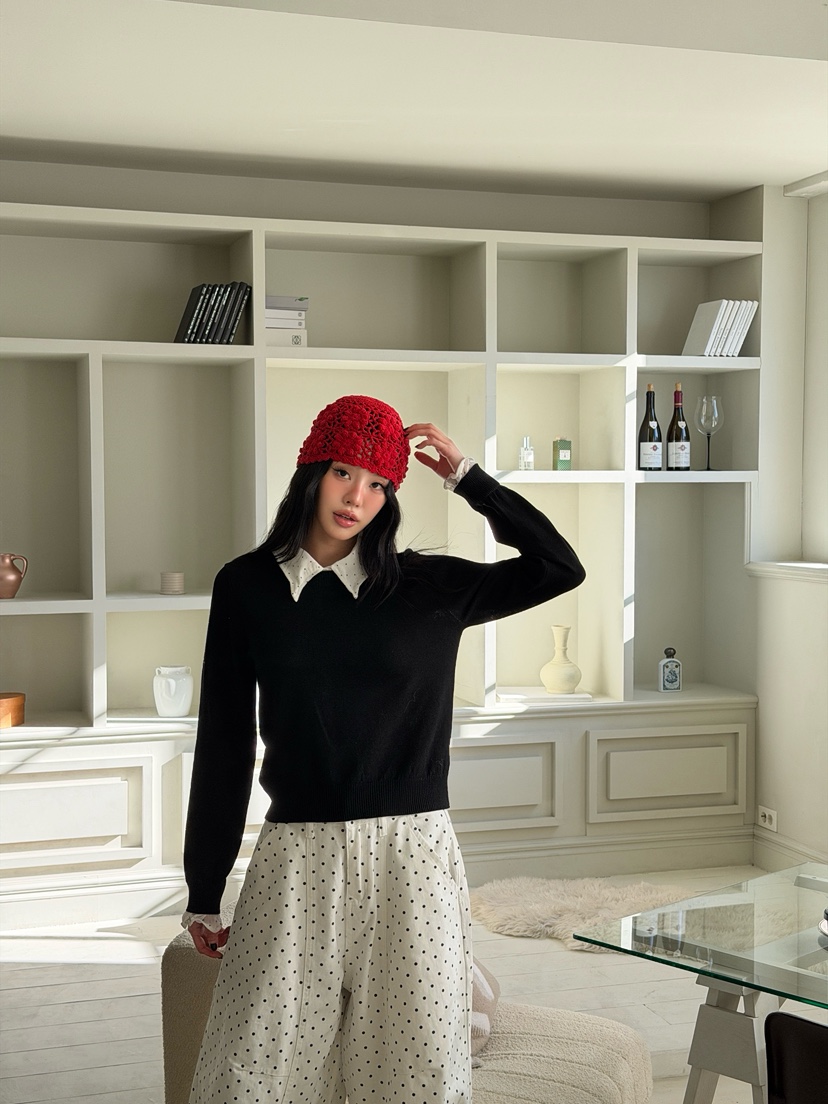 MAISONDEGLORY韓國代購女士新款26春夏熱賣推薦真品針織衫MAISON DE GLORY針織衫