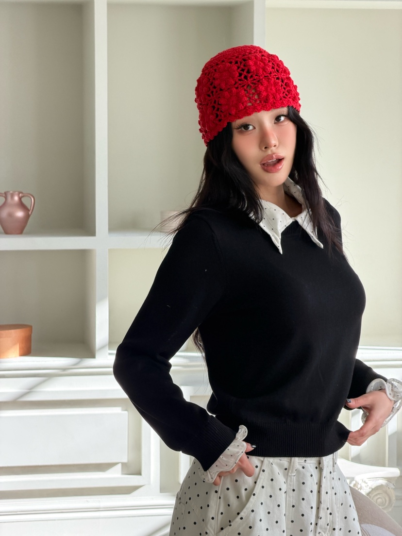 MAISONDEGLORY韓國代購女士新款26春夏熱賣推薦真品針織衫MAISON DE GLORY針織衫圖色3