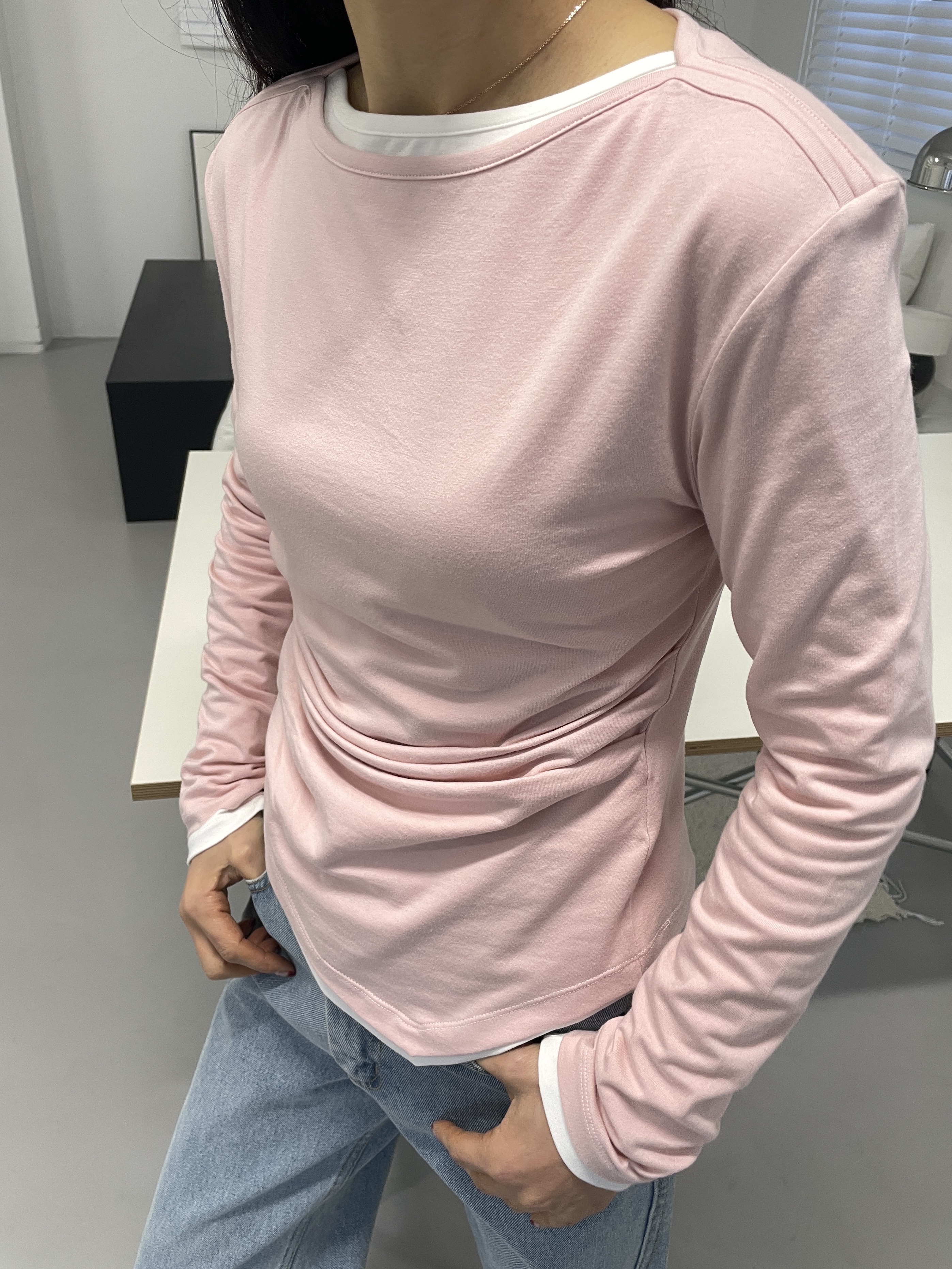 EDITION-P韓國直郵女士新品推薦人氣休閑熱賣襯衫蕾絲衫EDITION/CHAHEE襯衫/蕾絲衫