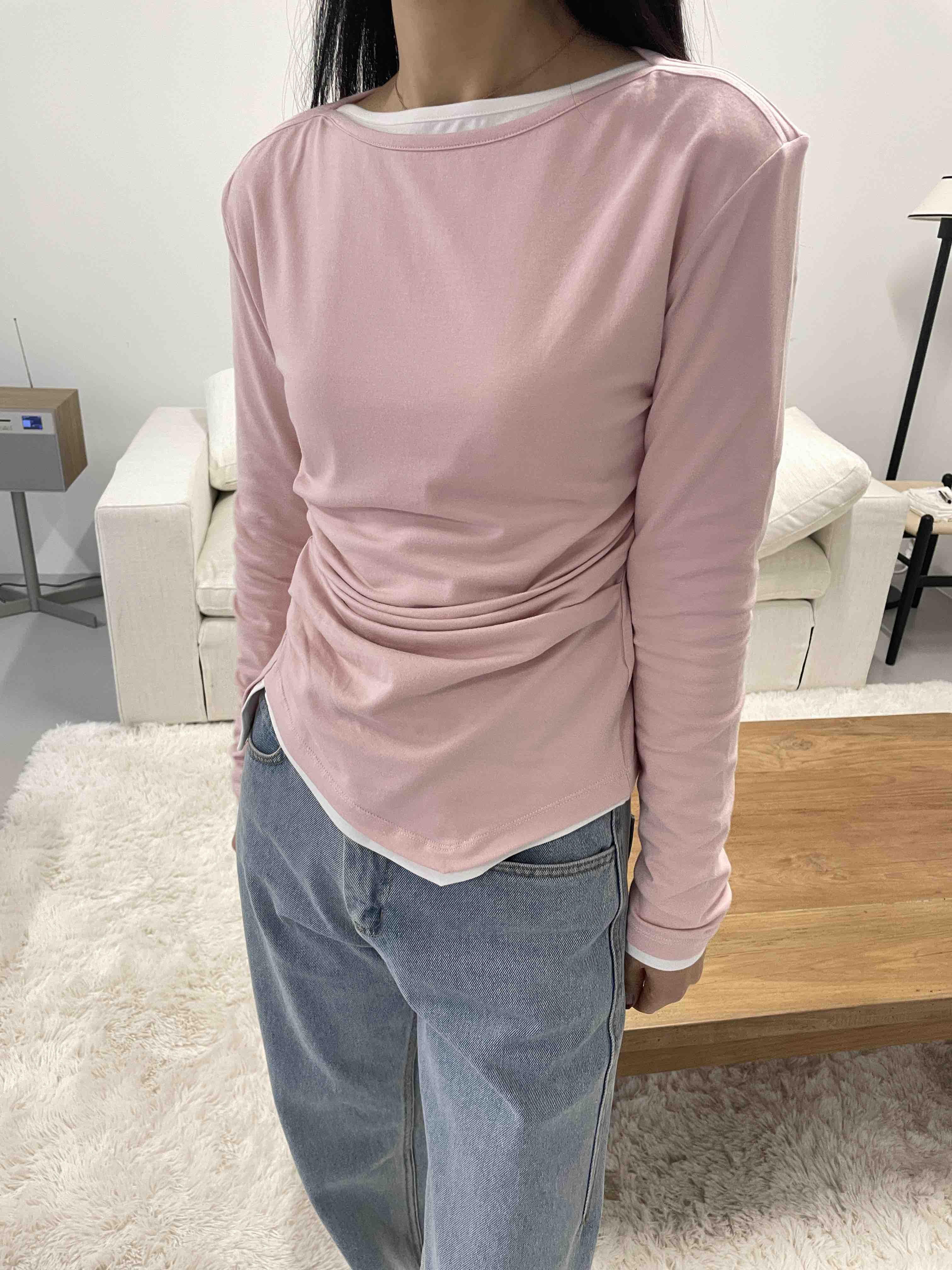 EDITION-P韓國直郵女士新品推薦人氣休閑熱賣襯衫蕾絲衫EDITION/CHAHEE襯衫/蕾絲衫