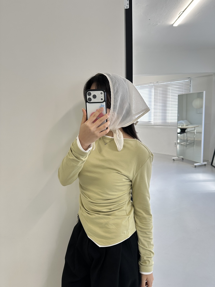 EDITION-P韓國直郵女士新品推薦人氣休閑熱賣襯衫蕾絲衫EDITION/CHAHEE襯衫/蕾絲衫