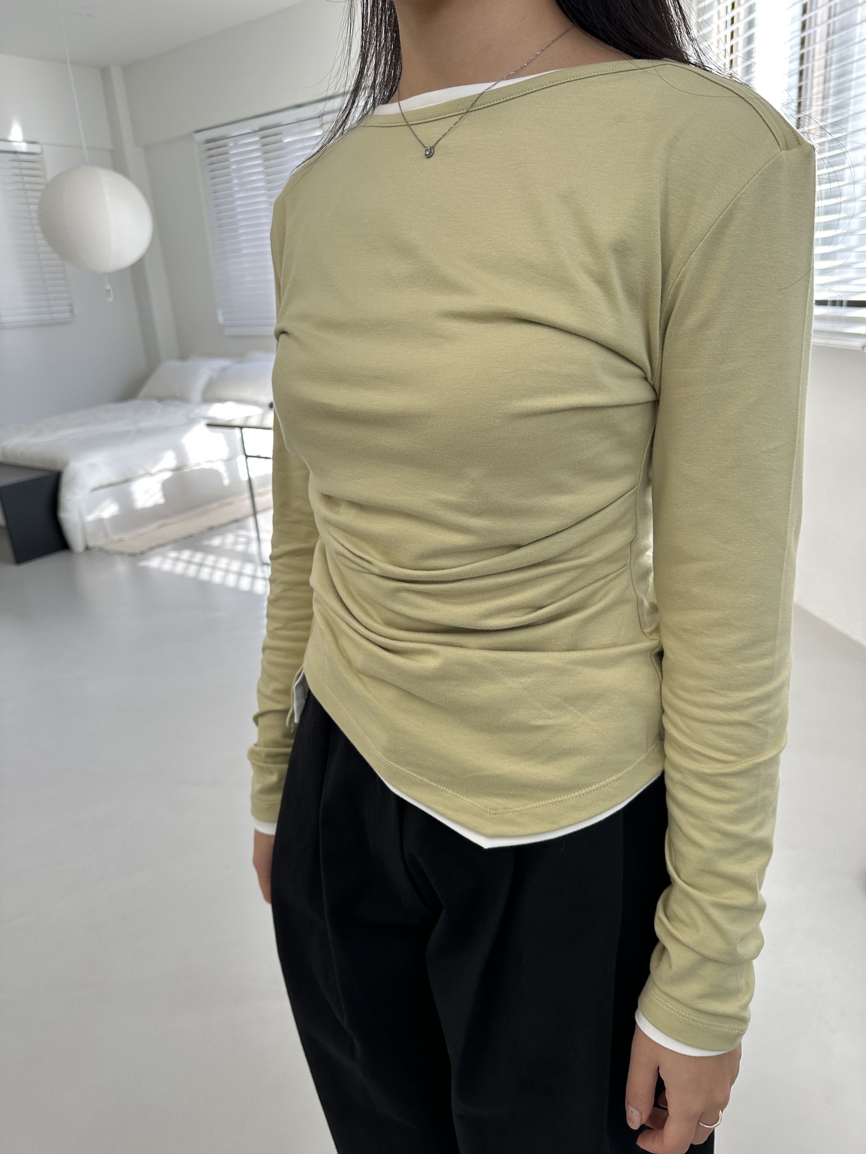 EDITION-P韓國直郵女士新品推薦人氣休閑熱賣襯衫蕾絲衫EDITION/CHAHEE襯衫/蕾絲衫