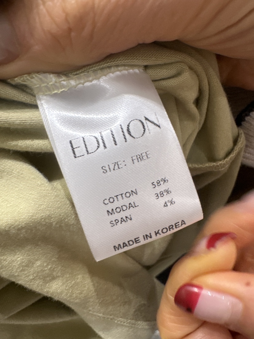 EDITION-P韓國直郵女士新品推薦人氣休閑熱賣襯衫蕾絲衫EDITION/CHAHEE襯衫/蕾絲衫