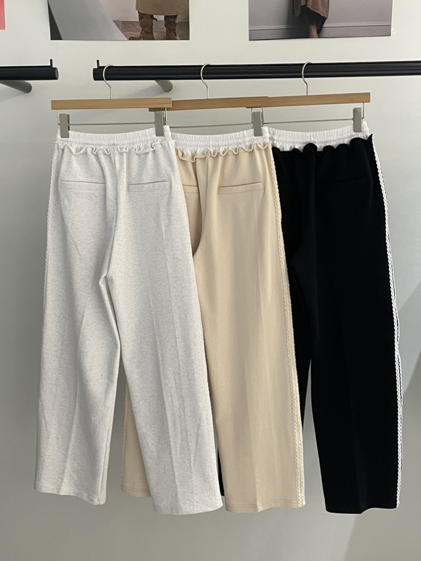 BUTTER-P東大門實拍女裝新品真品26春夏休閑人氣休閑褲蕾絲BUTTER-P休閑褲