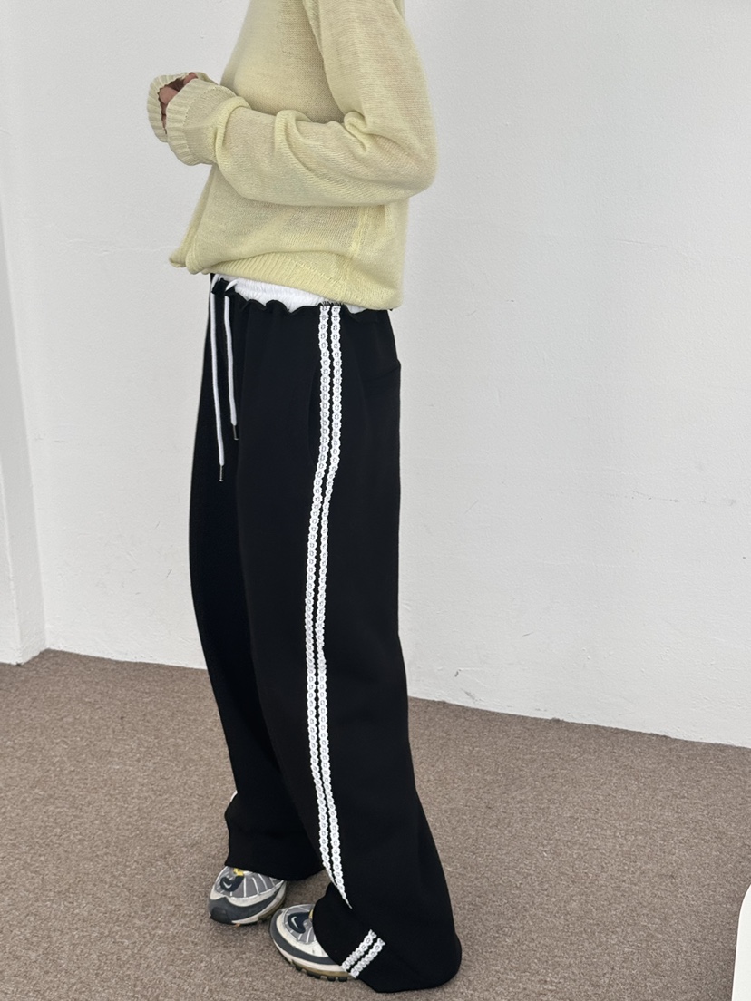 BUTTER-P東大門實拍女裝新品真品26春夏休閑人氣休閑褲蕾絲BUTTER-P休閑褲