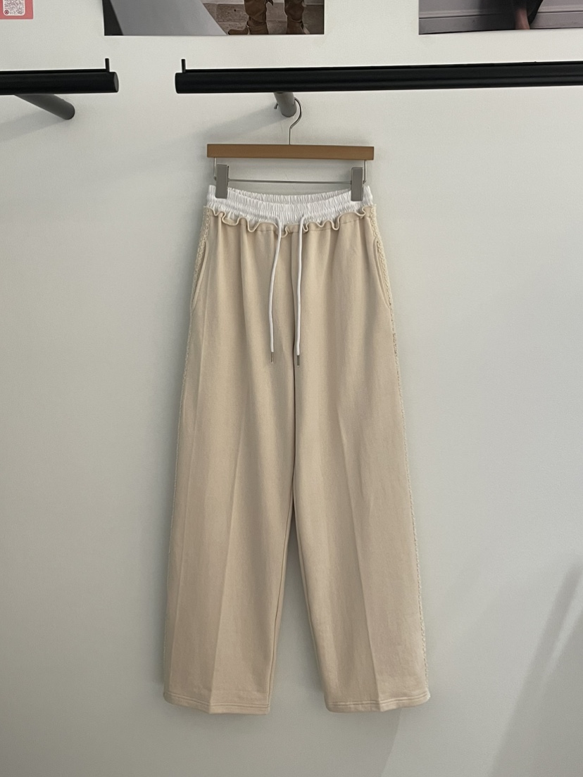 BUTTER-P東大門實拍女裝新品真品26春夏休閑人氣休閑褲蕾絲BUTTER-P休閑褲圖色1