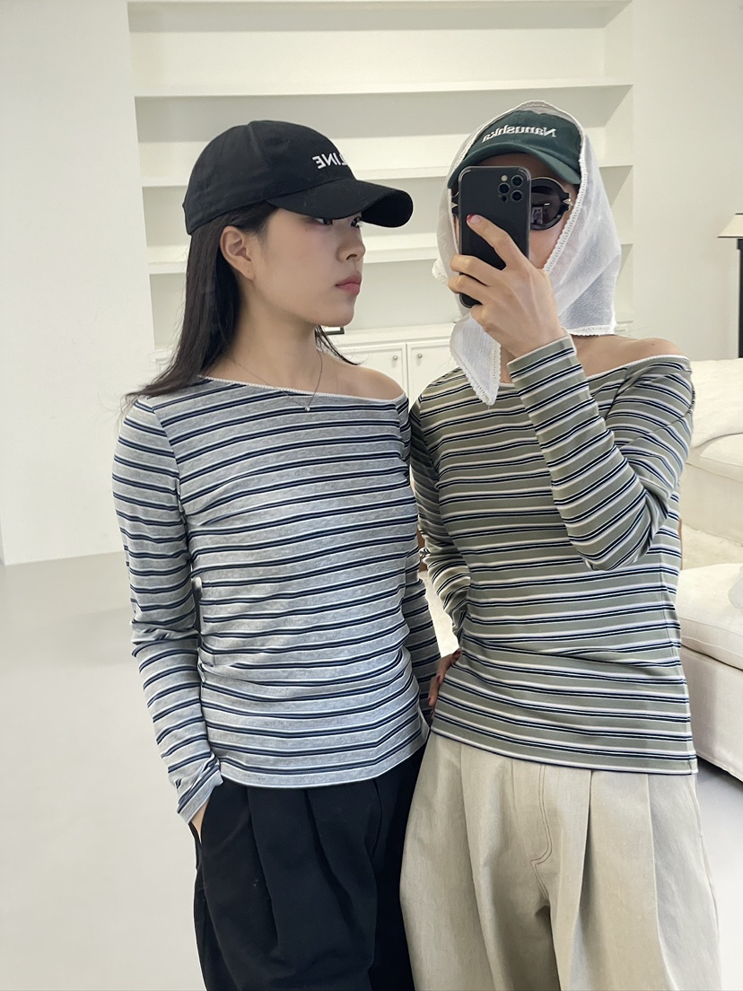 EDITION-P韓國直郵女裝新款職業人氣26春夏推薦休閑長袖T恤EDITION/CHAHEE長袖T恤