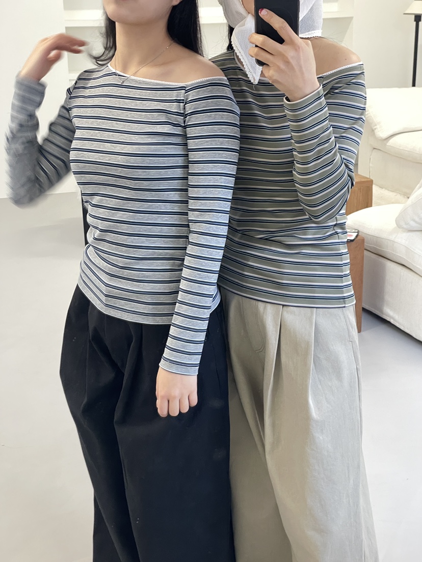 EDITION-P韓國直郵女裝新款職業人氣26春夏推薦休閑長袖T恤EDITION/CHAHEE長袖T恤