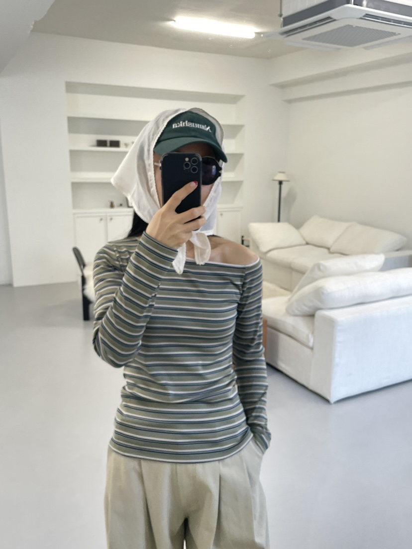 EDITION-P韓國直郵女裝新款職業人氣26春夏推薦休閑長袖T恤EDITION/CHAHEE長袖T恤