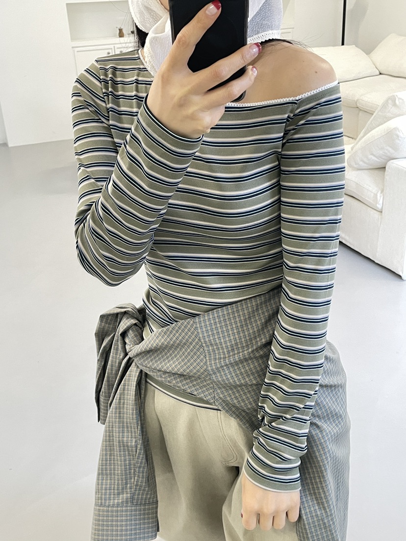 EDITION-P韓國直郵女裝新款職業人氣26春夏推薦休閑長袖T恤EDITION/CHAHEE長袖T恤