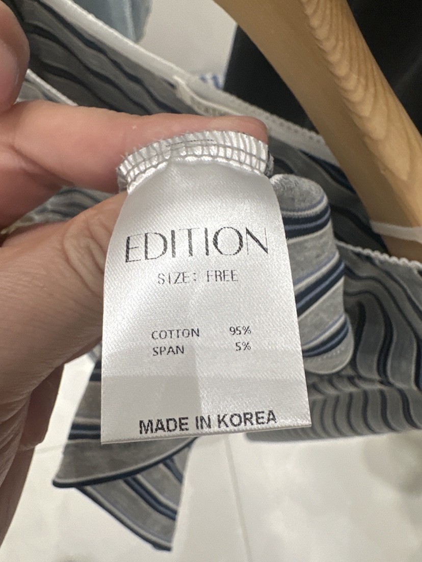 EDITION-P韓國直郵女裝新款職業人氣26春夏推薦休閑長袖T恤EDITION/CHAHEE長袖T恤