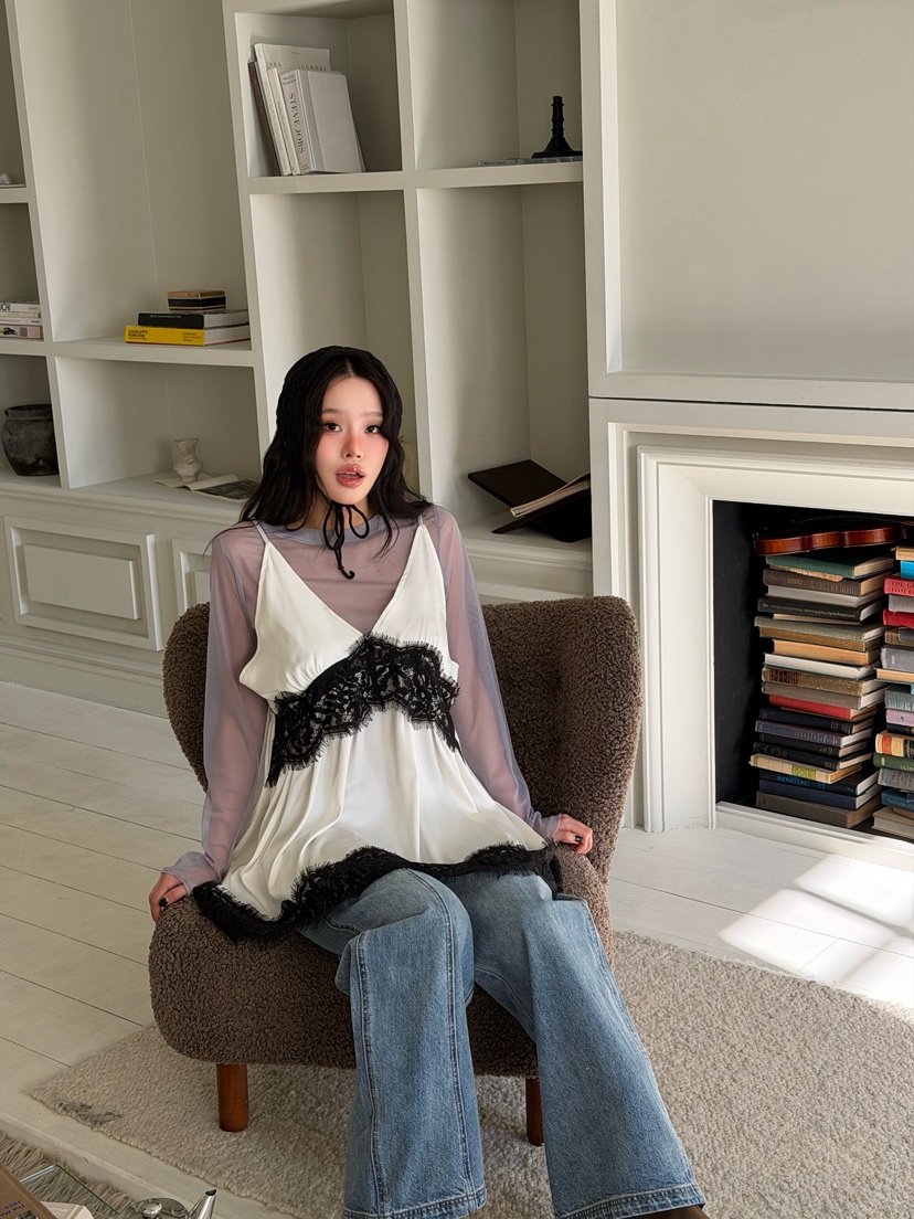 MAISONDEGLORY東大門實拍女裝新品推薦真品休閑連衣裙雪紡MAISON DE GLORY連衣裙