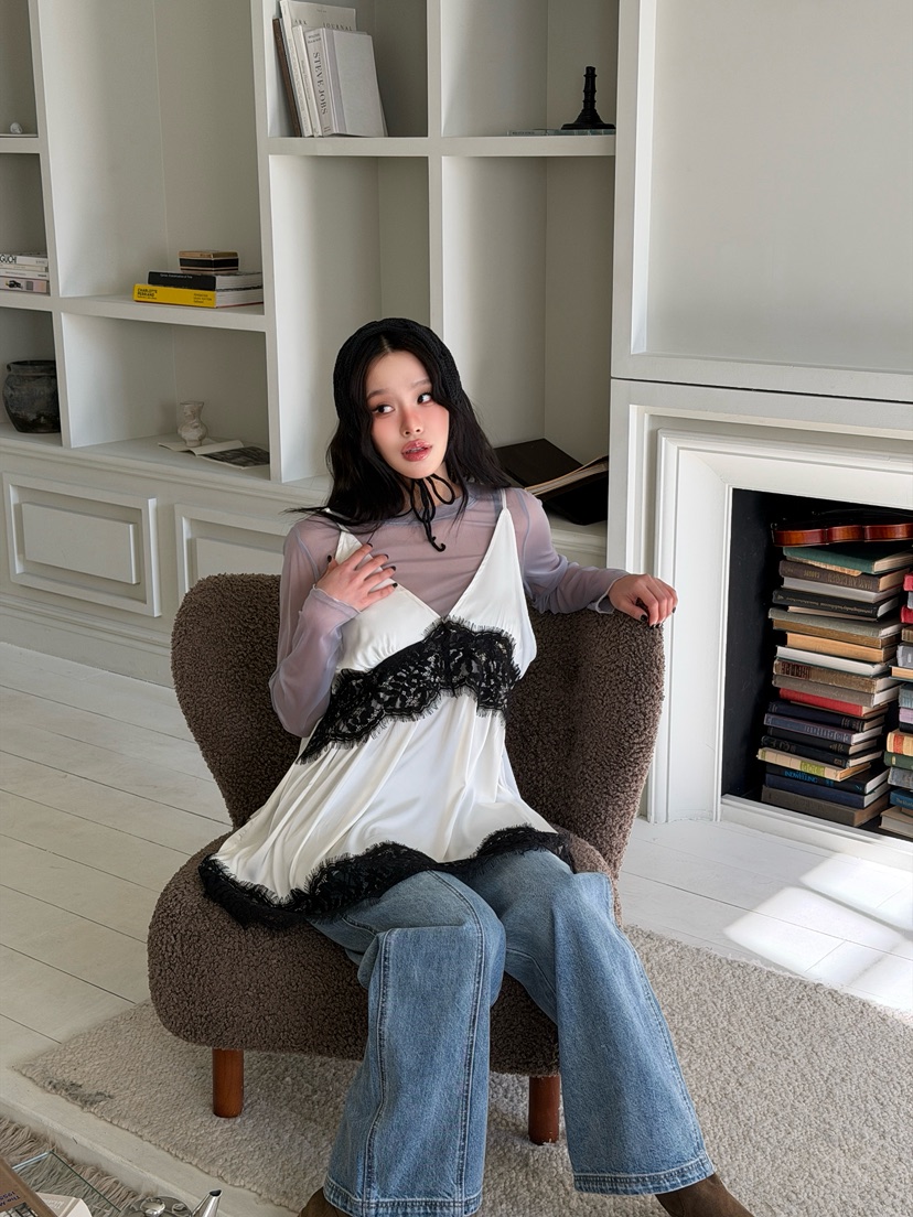 MAISONDEGLORY東大門實拍女裝新品推薦真品休閑連衣裙雪紡MAISON DE GLORY連衣裙