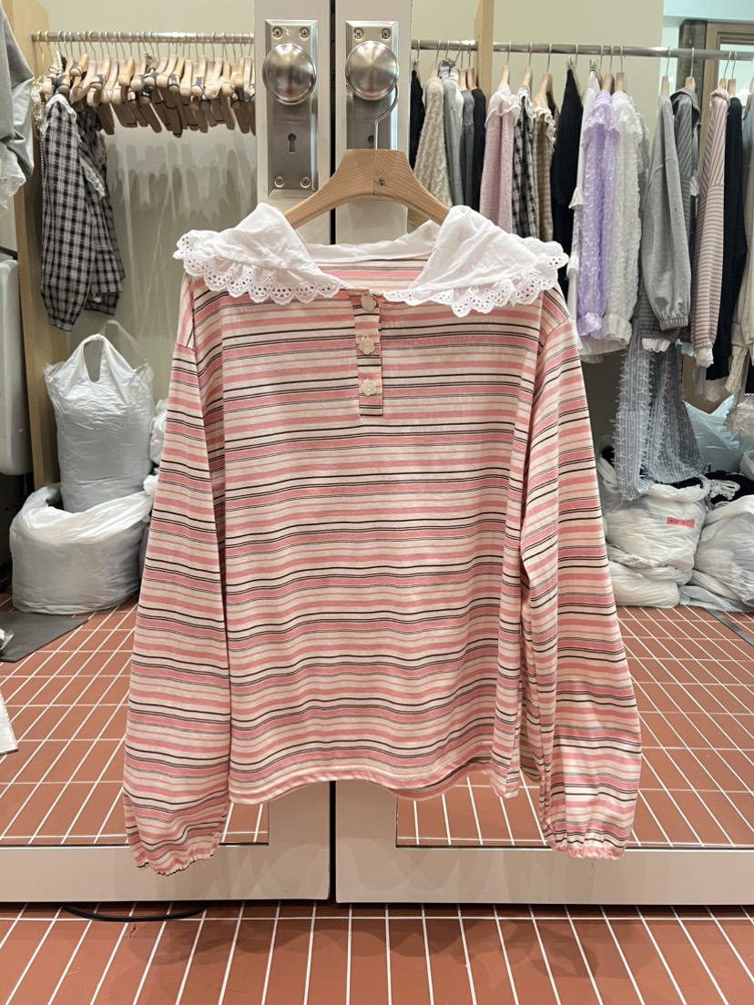 BE&amp;BE東大門代購女裝新品真品時尚推薦長袖T恤連帽衫BE&be長袖T恤圖色1