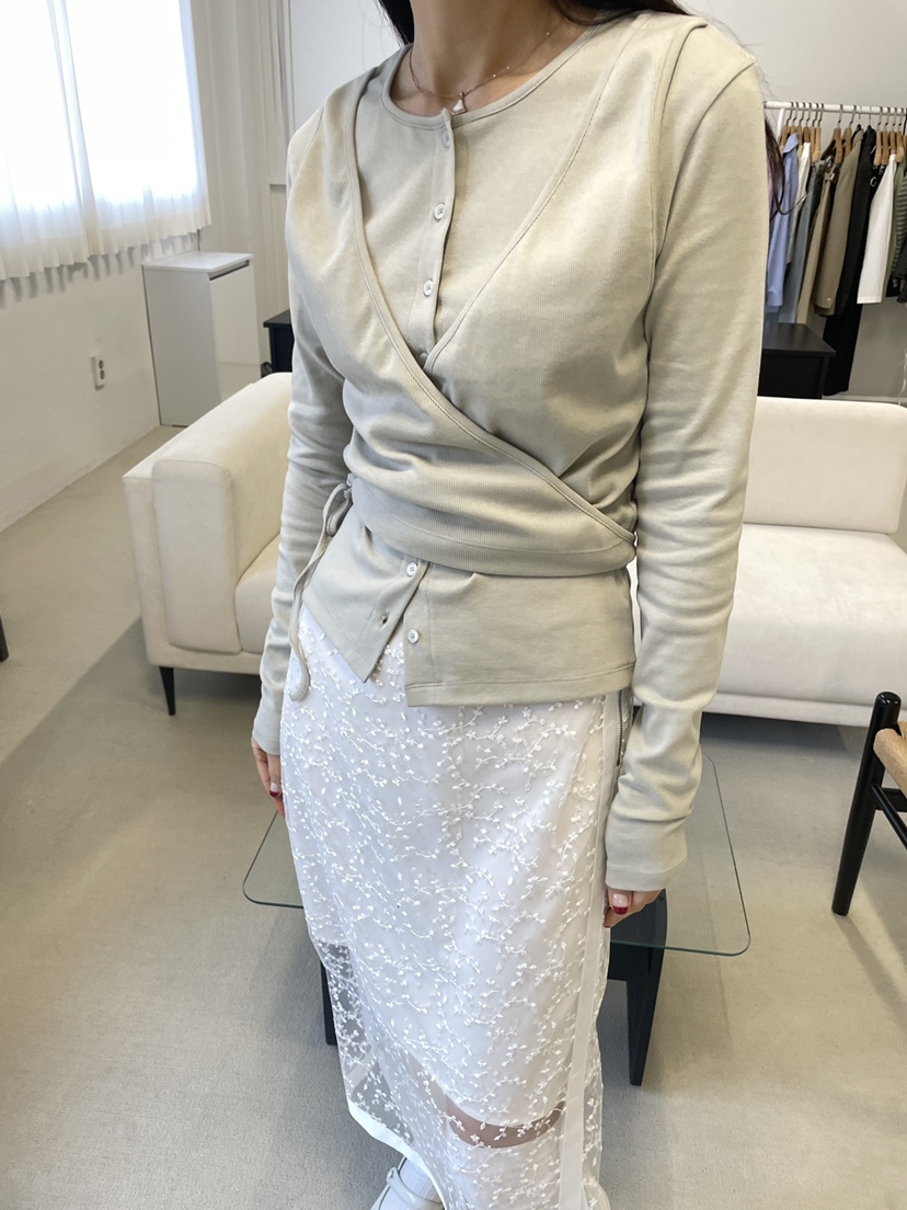 EDITION-P東大門代購女士新品時尚26春夏休閑長袖T恤羊毛衫EDITION/CHAHEE長袖T恤